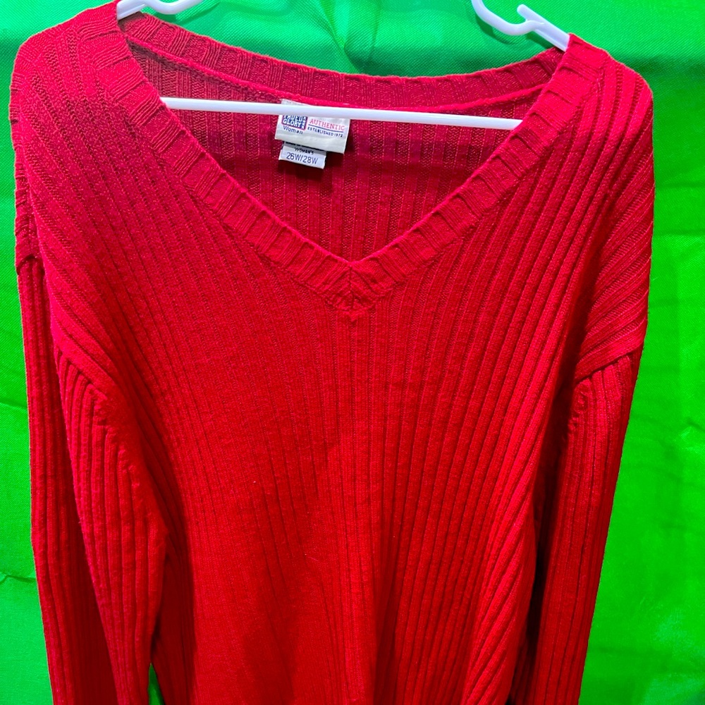 Adult women’s Red Sweater